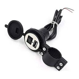 Meenu Arts Motorcycle Bike Mobile Phone USB Charger Power Adapter 12v (Waterproof) for Hero Splendor Plus-11