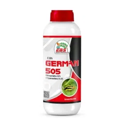 EBS Germen 505 1 Litre Chlorpyriphos 50% &a; Cypermethrin 5% EC Insecticide for Control Insect Pests in Forestry &a; Horticulture (Pack of 5)-picture-1
