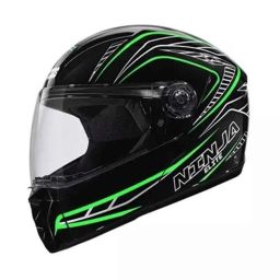 Studds Ninja Elite Super D5 Decor ISI Plastic Black Full Face Flip-Up Helmet, Size: 540 mm-picture-13
