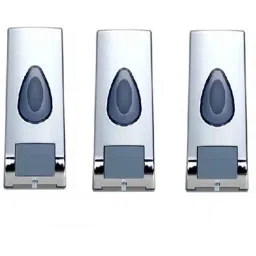IRIS 350ml Plastic White Heavy Duty Wall Mount Liquid Soap Dispenser (Pack of 3)-image-35