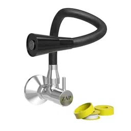 ZAP Brass Black Sink Tap with Dual Flow Kitchen Faucet with Flexible Swivel Spout by Moglix-image-45