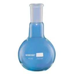 Borosil 3000ml Short Neck Flat Bottom Flask, 4100031-15