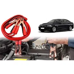 Auto Pearl 500Amp 6ft Car Auto Battery Booster Jumper Cables with Alligator Wire Clamp for BMW 520i-40