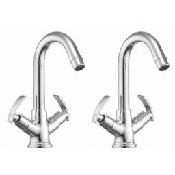 Snowbell Soft Brass Chrome Plated Basin Mixers (Pack of 2)-image-49