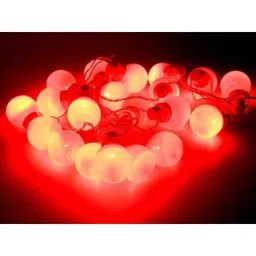 Tucasa Flocent Red Big Bulb String Light, DW-172-40