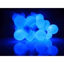 Tucasa Florocent Blue LED Ball String Light, DW-341-36