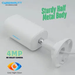 Cybernautt CNI-B4M4LVHME 4MP HD Bullet Network IP Camera with Colour Night Vision, Human Detect, Motion Detect, Two Way Audio &a; NVR Enabled image 5