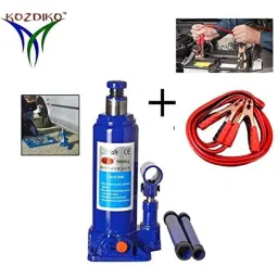 Kozdiko 500A 7.5ft Heavy Duty Jumper Booster Cable &a; 5 Ton Hydraulic Jack Combo for Mahindra NuvoSport-picture-35