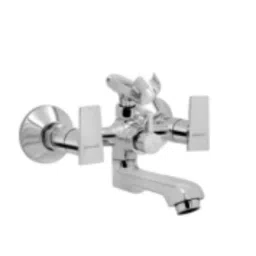 Somany Olive Brass Chrome Finish Wall Mixer Provision for Telephonic Arrangement With Crutch, 272200330021-image-40
