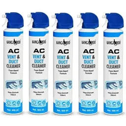 Kangaroo 400ml Car AC Vent &a; Duct Cleaner with Odour Neutralizer Spray &a; Long No-Sal Pipe for Effective Cleaning (Pack of 5)-27