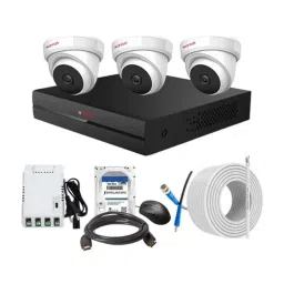 CP Plus 2.4MP Indoor &a; Outdoor CCTV Combo Kit with 4Ch DVR, 3 Dome Camera, 4Ch SMPS, 70m Copper Cable, 1TB HDD &a; Connectors-30