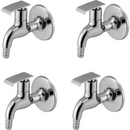 IRIS Qubix Brass Chrome Finish Nozzle Bib Cock (Pack of 4)-46