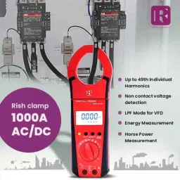 Rishabh Rish clamp 1000A Digital Power Clamp Meter 999.9 A 999.9 V image 3