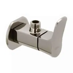 Cera Perla Metal Single Lever Wall Mount Angle Cock with Wall Flange, F1012201GG-12