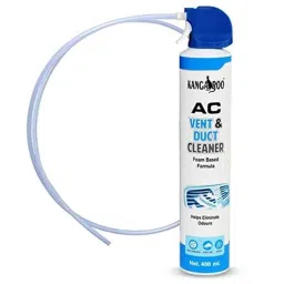 Kangaroo 400ml Car AC Vent &a; Duct Cleaner with Odour Neutralizer Spray &a; Long No-Sal Pipe for Effective Cleaning-picture-39