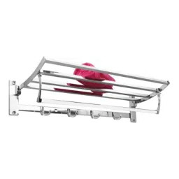 Ruhe 24 inch Stainless Steel Chrome Finish Square Foldable Towel Rack, 12-1301-03-picture-38