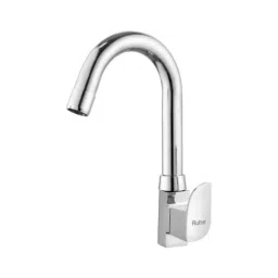 Ruhe Pristine Brass Chrome Finish Swan Neck Faucet with 12 inch Round Swivel Spout, 11-0213-RS-picture-33