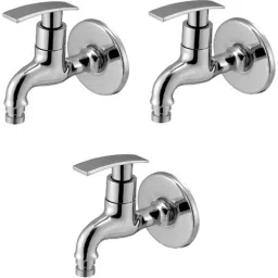 IRIS Passion Brass Chrome Finish Washing Machine Bib Cock (Pack of 3)-picture-12