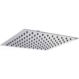 IRIS 4x4 inch Stainless Steel Chrome Finish Ultra Slim Square Shower Head without Arm-27