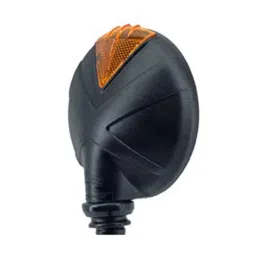 RC Infinity Samrat 2 Pcs Orange V Crystal Double Bend Rear View Bike Mirror, RCI-HS-RVM-11-S-BASE-RE-T3-26