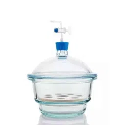 Rasayan 300mm Borosilicate Glass Vacuum Desiccator with Plate &a; Stopcock, 15204-75