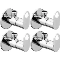 Senkiddpro Prime Brass Chrome Finish Wall Mounted Angle Cock (Pack of 4)-image-99