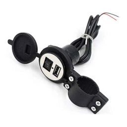 AOW Motorcycle Bike Mobile Phone USB Charger Power Adapter 12v (Waterproof) for Bullet Electra 350-4