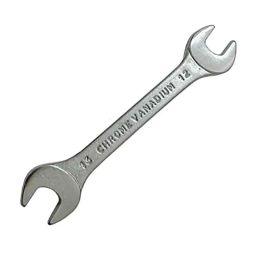 B K Jagan &a; Co 12x13mm Chrome Vanadium Steel Matt Finish Double Open End Spanner-85