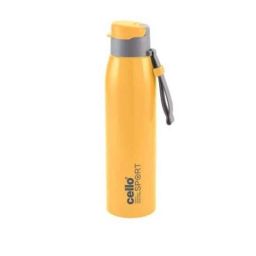 Cello Ener-G 600ml Yellow Stainless Steel Vacuum Sports Bottle, 405CSSB0501 (Pack of 5)-picture-46