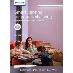 Philips Wiz Connected 24W Smart Wi-Fi LED Batten Light (Pack of 2) image 3