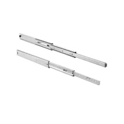 Godrej 7087 20 inch 2 Pcs Silver Soft Close Ball Bearing Drawer Channel Set-picture-1