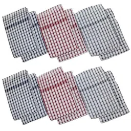 Zureni 68x40cm Cotton Wet &a; Dry Highly Absorbent Cleaning Cloth for Home &a; Kitchen, ZR-KT01 (Pack of 12)-image-25