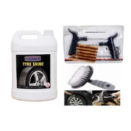 Indopower Ff915 Tyre Shiner, Tubeless Smart Panchar Kit, All Tyre Cleaning Brush Kit, AHh917-image-84