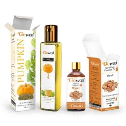 GoWoo 2 Pcs 10ml Natural Myrrh Aroma Oil &a; 100ml Pumpkin Seed Carrier Oil Set, GWOC991-P36+P182-picture-30