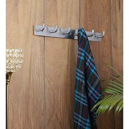 Voltizi 12 Pcs 6 Leg Stainless Steel 304 Grade Satin Finish Wall Mounted Robe Hook set-7