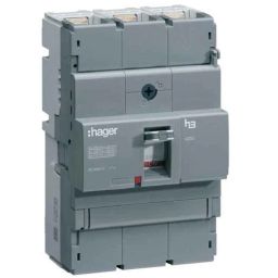 Hager 100A 3 Pole h3 Thermal Magnetic Release MCCB, HNB100U, Breaking Capacity: 40 kA-15