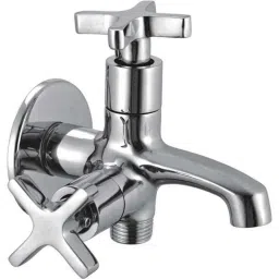 Natraj RC-3613 Brass Chrome Finish Rocio 2 in 1 Long Body-image-4