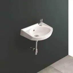 Uken Ceramic Wall Hung Premium Wash Basin For Bathroom/Hotel/Washroom White Color ( Without Stand) (26)-image-86