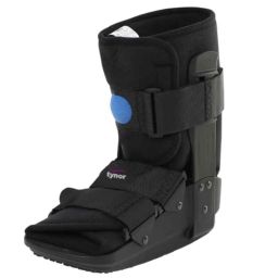 Tynor D52ACZ Steel &a; Nylon Black Short Air Walker Boot, Size: S-30