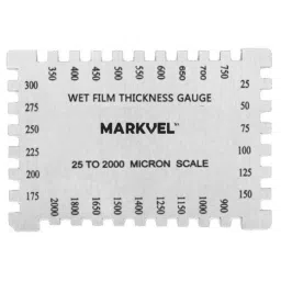 Markvel 25-2000 micron Wet Film Rectangular Type Thickness Gauge, WFTG-R (Pack of 2)-picture-23