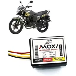 Auto Pearl 12V Black Front &a; Rear Flasher Indicator Light for Saluto BS6-picture-40
