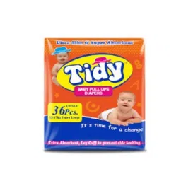 Tidy 36 Pcs Extra Large Non-Woven Ultra Soft Baby Pullup Diapers, TBDP-EXL-2 (Pack of 2)-image-61