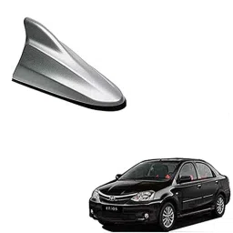 Auto Pearl ABS Silver Universal Replacement Shark Fin Car Roof Antenna For Toyota Etios-image-85