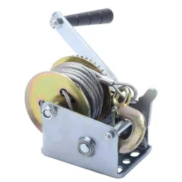 UTC 363kg Steel Hand Winch with10m Wire Rope &a; Hook, MHW800-4