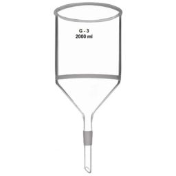 ABGIL 2000ml 125mm Borosilicate Glass Buchner Filter Funnel with Cone &a; Sintered Disc, ABG1120-picture-37