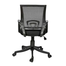 Regent Voom Net &a; Metal Black Mesh Chair with Modle Handle (Pack of 2) image 4