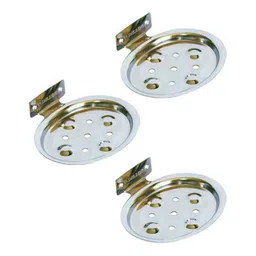 Abyss ABDY-0302 Glossy Finish Stainless Steel Soap Dish (Pack of 3)-image-46
