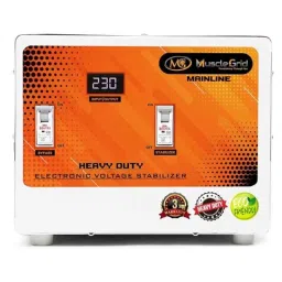 MuscleGrid 8KVA (90-300V) 32Amps Heavy Duty Copper Wired Fully Automatic Mainline Stabilizer for Home-picture-40