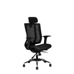 Teal Flexi Iron Mesh Black High Back Ergonomic Office Chair-46