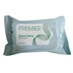 Premier 25 Pcs Alcohol Free Aloe Vera Fragrance Wet Wipes-image-68